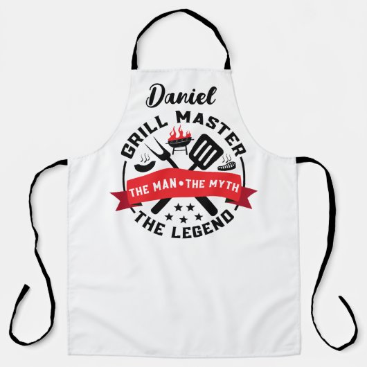 Grill Master de legende Schort (Voorkant)