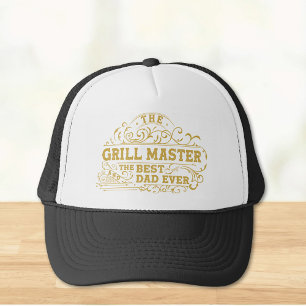 Grill Master en beste papa ooit Vaderdag Trucker Pet