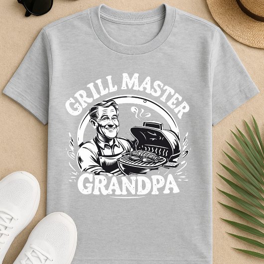 Grill Master Grandpa T-Shirt - Fête des Pères