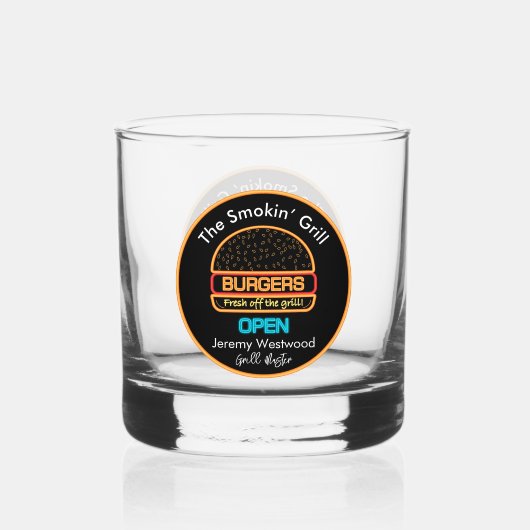 Grill Master Grilling Drinkware Rocks Whisky Glas (Voorkant)
