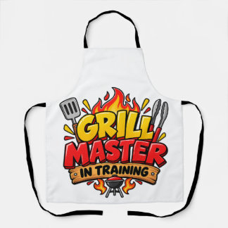 Grill Master In Opleiding BBQ Schort