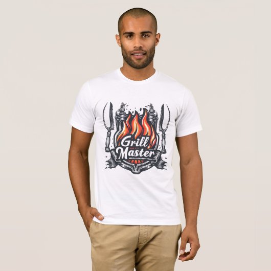 Grill Master Pa T-shirt (Voorkant volledig)