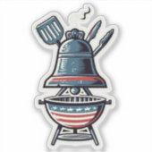 Grill Master Sticker | BBQ Pitmaster Decal (Voorkant)