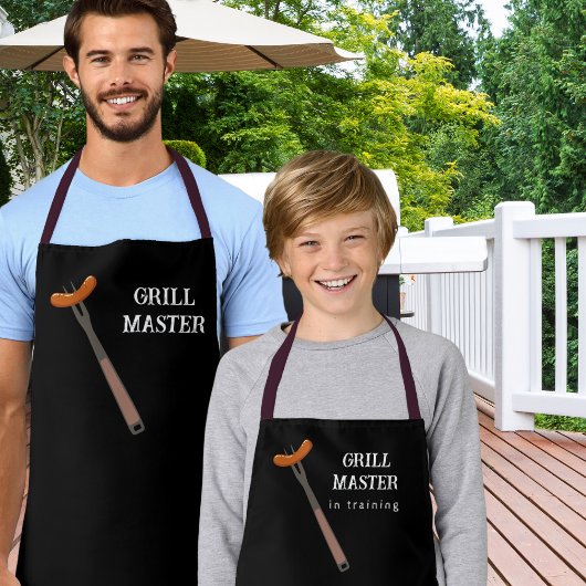 Grill Master Vader Kid Training Design Schort