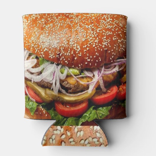 Grill Master vaderdag hamburger cheeseburger Blikjeskoeler (Achterkant)