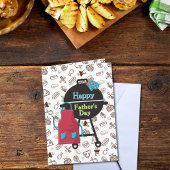 Grill Master Vaderdag Kaart met leuke BBQ thema