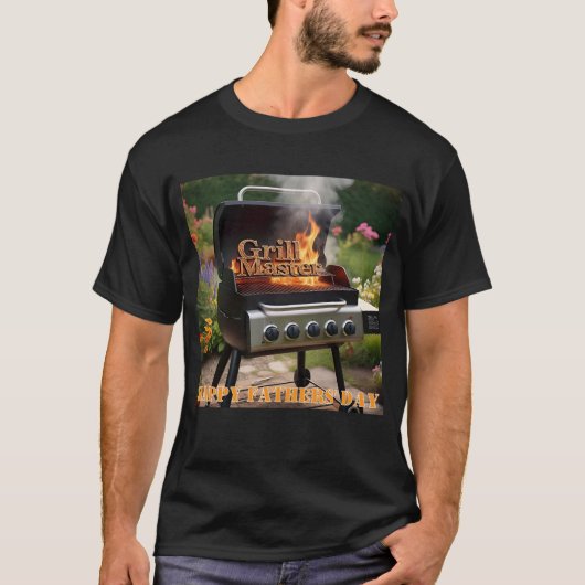 GRILL MASTER VADERDAG op maat T-shirt (Voorkant)