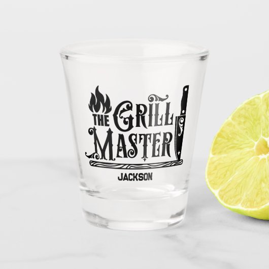 Grill Meester Shot Glas (Voorkant)