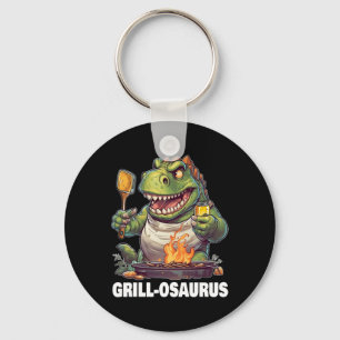 Grill-osaurus Rex Bbq Dinosaur Grappige Vaders&#; Sleutelhanger