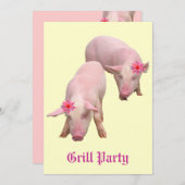 Grill Party Kaart (Voorkant / Achterkant)