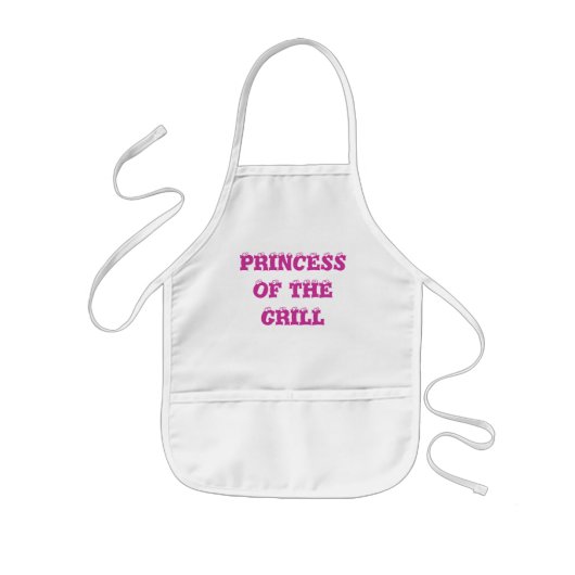 Grill Princess Mode Design van Janz Kinder Schort (Voorkant)
