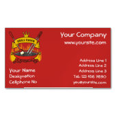 Grill Queen Carte de visite Magnet (devant)