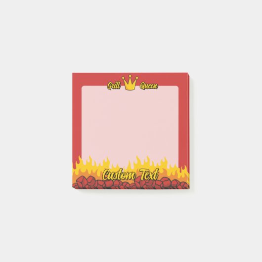 Grill Queen Crown Post-it® Notes (Voorkant)