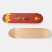 Grill Queen Crown Skateboard (Horizontaal)