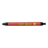 Grill Queen Crown Zwarte Inkt Pen (Voorkant)