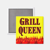 Grill Queen Fundy BBQ Dire Aimant (Recto/Verso)