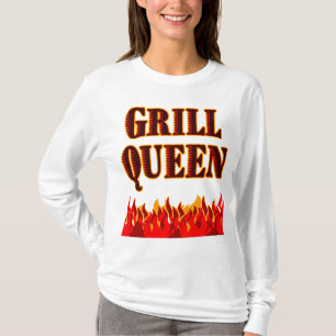 Grill Queen Funny BBQ Dit T-shirt