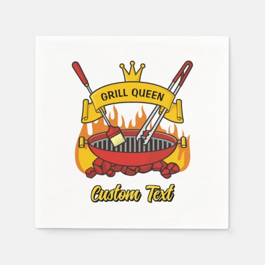 Grill Queen Servetten (Voorkant)
