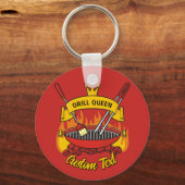 Grill Queen Sleutelhanger (Voorkant)
