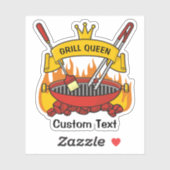 Grill Queen Sticker (Vel)