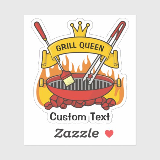 Grill Queen Sticker (Vel)