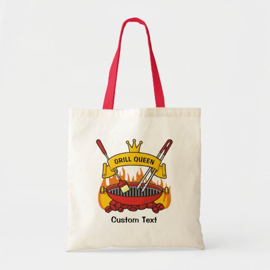 Grill Queen Tote Bag (Voorkant)