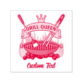 Grill Queen Zelfinktende Stempel (Design)