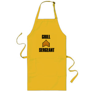 Grill sergeant bbq grilling koekelozen lang schort