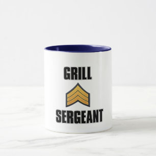grill Sergeant bbq vader voor vader vaderdag Mok