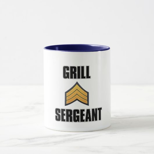 grill Sergeant bbq vader voor vader vaderdag Mok (Midden)
