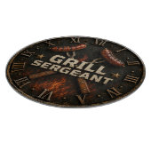 Grill Sergeant Funny BBQ Grill Master Barbecue Snijplank (Hoek)