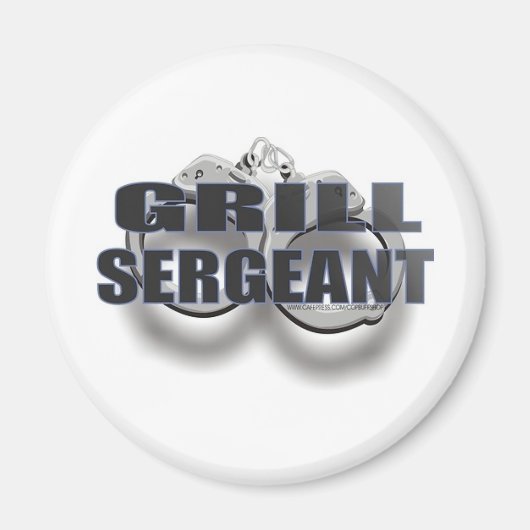 GRILL SERGEANT MAGNEET (Voorkant)