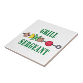 Grill Sergeant Tegeltje (Zijkant)