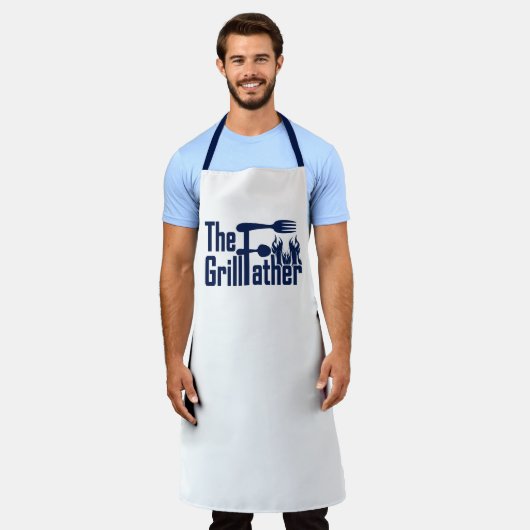 Grill Vader Schort (Gedragen)