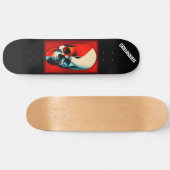GrillaSkate Kcustom Design 003A Skull skateboard (Horizontaal)
