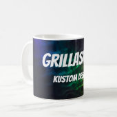 GrillaSkate Kustom Design 001B Ripples Mug (Devant gauche)