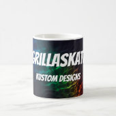 GrillaSkate Kustom Design 001B Ripples Mug (Centre)