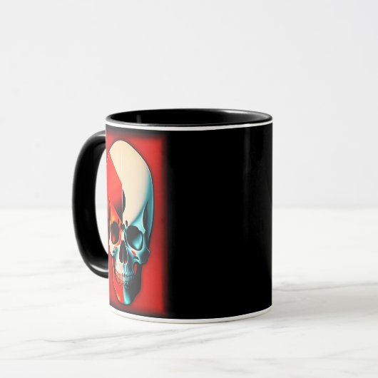 GrillaSkate Kustom Design 003B Skull Mug (Devant gauche)