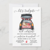 Grillauto Voetbalspel BBQ Bier Koppel Bruiloft / B Kaart (Voorkant)