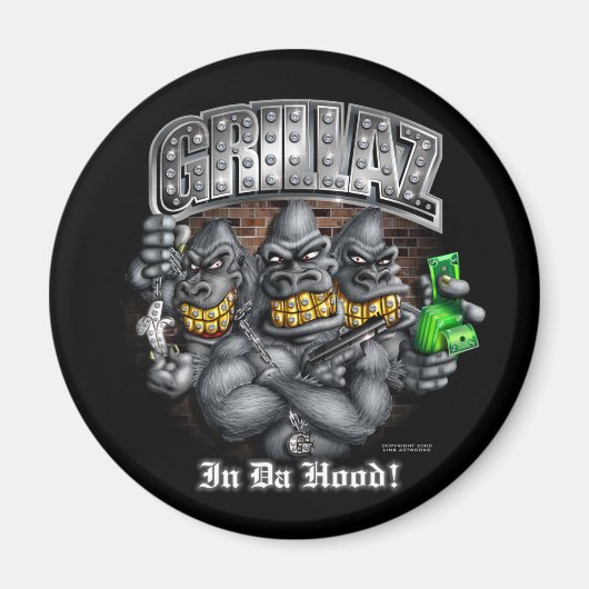 Grillaz Magnet Magneet (Voorkant)