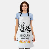 grillchef schort (Gedragen)