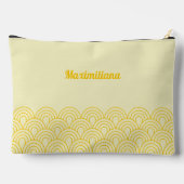 Grille à arches jaunes Grand sac d'accessoires (Verso)