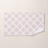 GRILLE BLANCHE LUXE PASTEL CHEVRON (Serviette à main)