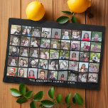 Grille de collage photo de 45 Carrés avec texte -<br><div class="desc">Utilisez 45 photos CARRÉS pour créer un collage photo personnel. Cette disposition moderne et propre comprend un bloc de texte dans une police san serif pour ajouter un nom de famille ou un nom. La couleur de l'arrière - plan peut être modifiée dans la zone personnaliser. ***Pour obtenir les meilleurs...</div>