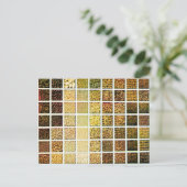 Grille de graines - Carte postale photo couleur Vi (Debout devant)