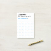 Grille de points graphique moderne Post-it Notes a (Sur un bureau)