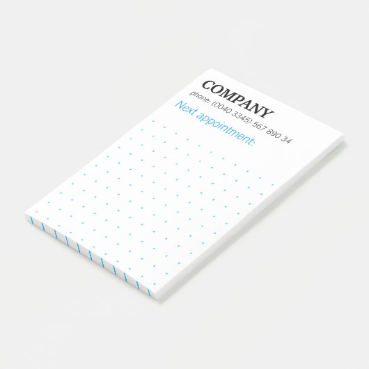 Grille de points graphique moderne Post-it Notes a (Incliné)