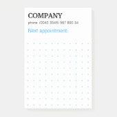 Grille de points graphique moderne Post-it Notes a (Devant)