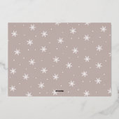 Grille de vacances | Carte Foil Collage photo mode (Verso)