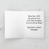 Grille-fille de la carte de Pâques (Intérieur)